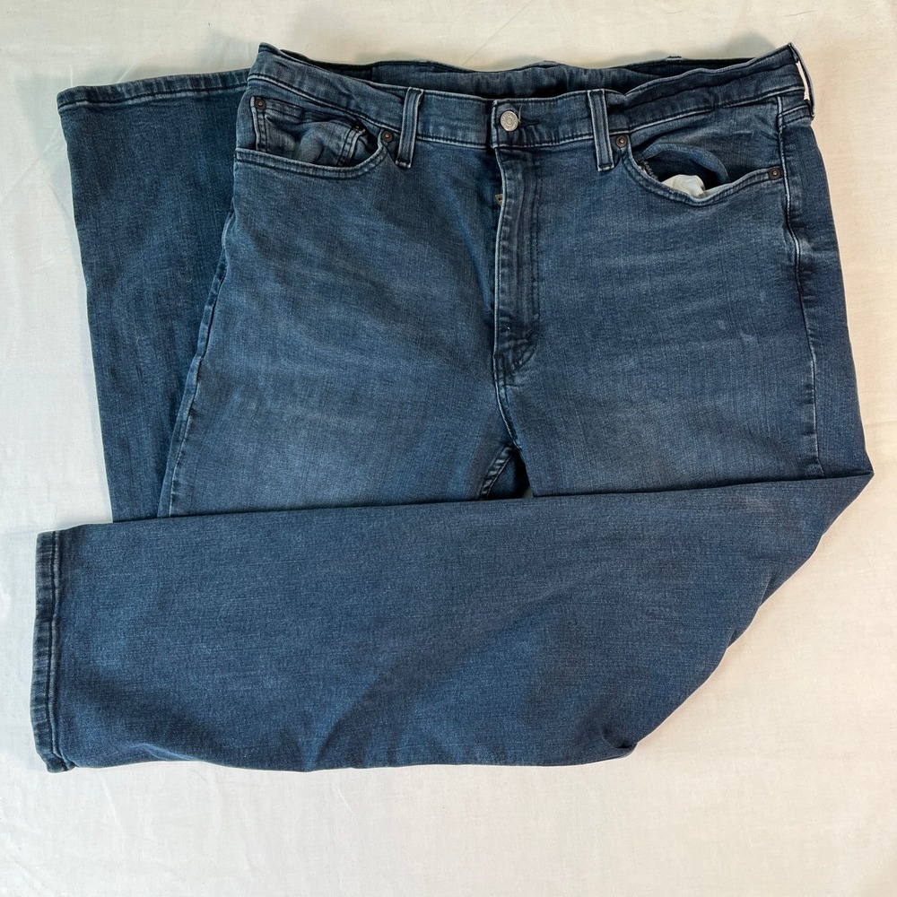 Levis 541 Athletic Taper Jeans Mens 40x32 Blue Excellent Dark Wash Stretch